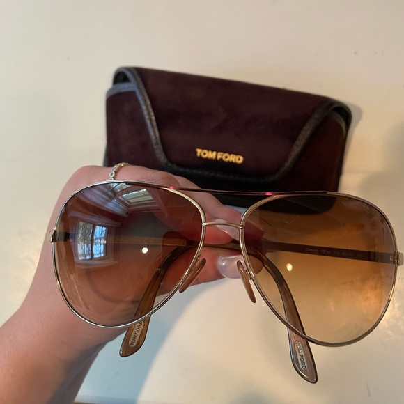 Tom Ford Charles Aviator Sunglasses - Picture 1 of 13